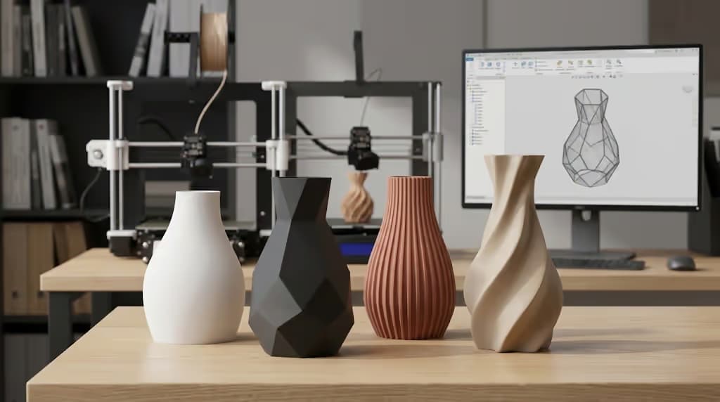 Cheap Decorative Vase Designs For 3D Printing | CADverse